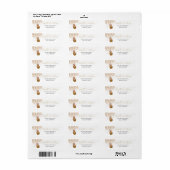 Moppen van teddyberen Retouradres Etiket (Full Sheet)