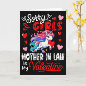 Moppen voor meisjes Grappige grap Moeder in de wet Kaart (Gele Bloem)