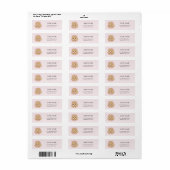 Moppenlabels met retouradres voor de Poodlewinkel Etiket (Full Sheet)
