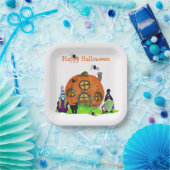 Moppenmaker Dwergen Halloween  Papieren Bordje (Feest)