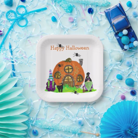 Moppenmaker Dwergen Halloween  Papieren Bordje (Feest)