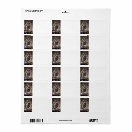 mopperen etiket (Full Sheet)