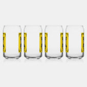 Mopperige Oude Smeerlap Bier Blikvorm Glas (Rechts)