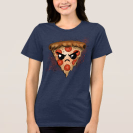 mopperige pizza Tri-Blend shirt
