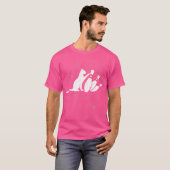 Mopperige Steegkat Kantelende Pins Grappige Bowlin T-shirt (Voorkant volledig)
