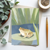 mopperpad | Lilypad Pond Waterverf Briefkaart