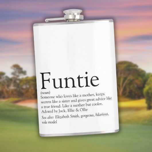 Moppertante Definitie Grappige Tante Heupfles