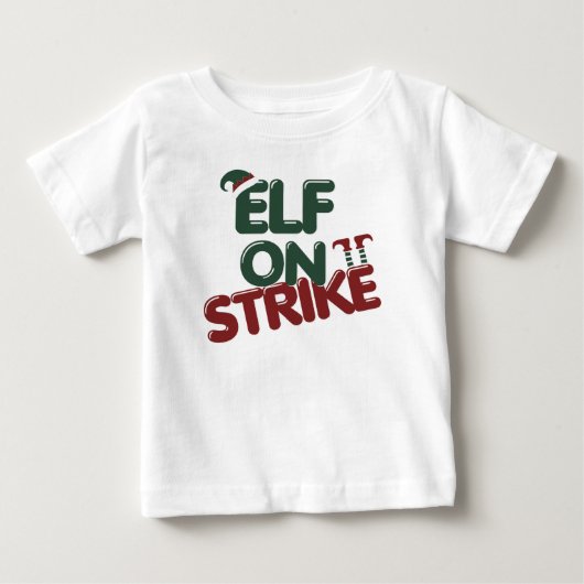 Moppertje in staking Grappig Baby T-shirt (Voorkant)
