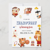 Moppie Kids Basketbal Kaart (Voorkant)