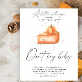 Moppie pompoen - zeg niet baby Poster