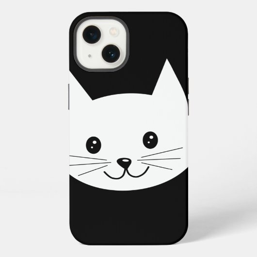 Moppig kattengezicht. iPhone hoesje (Achterkant)