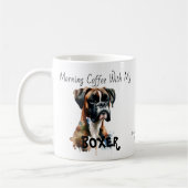 Moppige Browns Boxer Mok PERSONALISEERBAAR (Links)