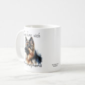 Moppige Bruintjes & Zwartjes Mijn Herders Koffiemo Koffiemok (Voorkant links)