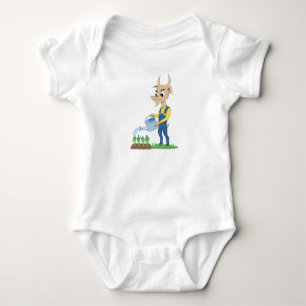 Moppige geiten Tuinman cartoon Romper