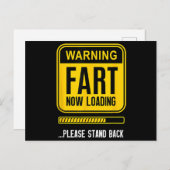 Moppige grap briefkaart (Voorkant / Achterkant)