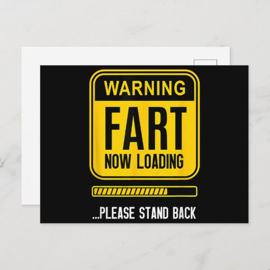 Moppige grap briefkaart (Voorkant / Achterkant)