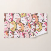 Moppige Honden Dieren Illustratie Bad Handdoek (Handdoek)
