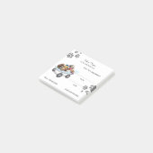 Moppige hondenverzorging Afspraak Post-it® Notitie Notes (Schuin)