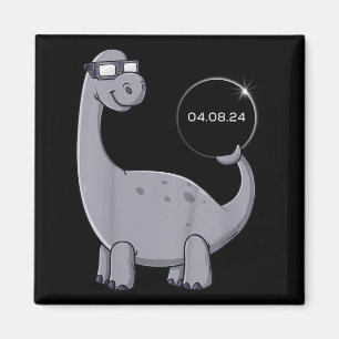 Moppige Jongens Zonsverduistering Dino 04 08 Magneet