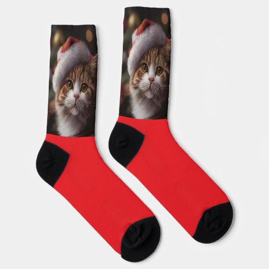 MOPPIGE KAT KERSTSOKKEN SOKKEN (Rechts)