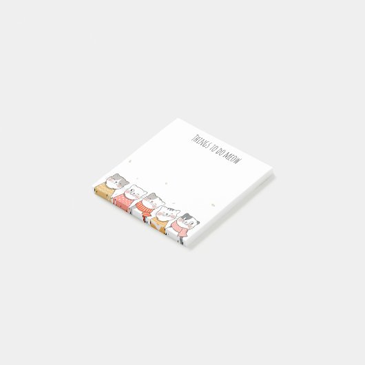Moppige katten Post-It-notities Post-it® Notes (Schuin)