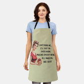 Moppige Kerstgeschenken voor de Gastvrouw Kerst La Schort (Gedragen)