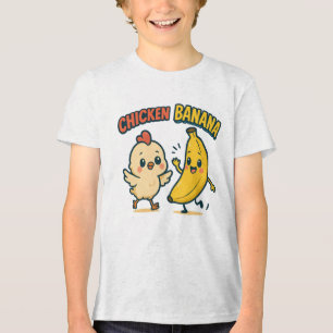 MOPPIGE KIP BANAAN! Tri-Blend SHIRT