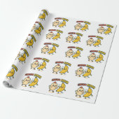 MOPPIGE KIP BANANA! CADEAUPAPIER (Uitgerold)