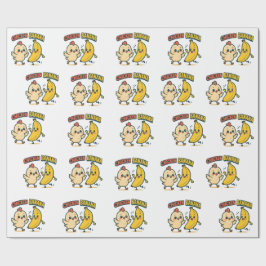 MOPPIGE KIP BANANA! CADEAUPAPIER