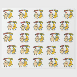 MOPPIGE KIP BANANA! CADEAUPAPIER