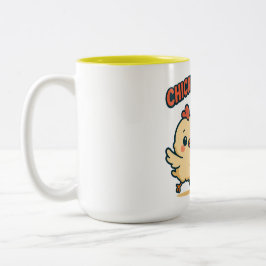 MOPPIGE KIP BANANEN! TWEEKLEURIGE KOFFIEMOK