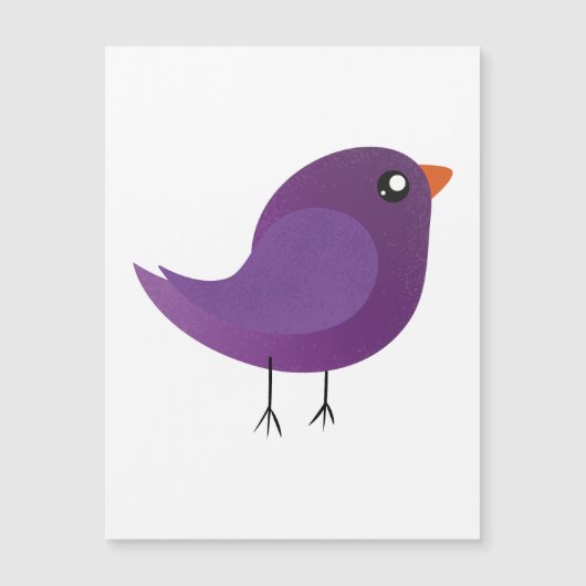 Moppige kleine vogeltje  (Voorkant)