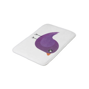 Moppige kleine vogeltje badmat