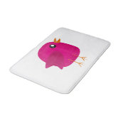 Moppige kleine vogeltje  badmat (Gekanteld)