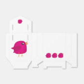 Moppige kleine vogeltje bedankdoosjes (Uitgevouwen)
