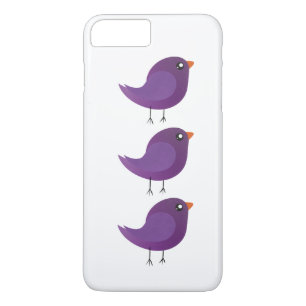 Moppige kleine vogeltje iPhone 8/7 plus hoesje