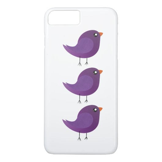 Moppige kleine vogeltje Case-Mate iPhone case (Achterkant)