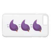 Moppige kleine vogeltje Case-Mate iPhone case (Achterkant (Horizontaal))
