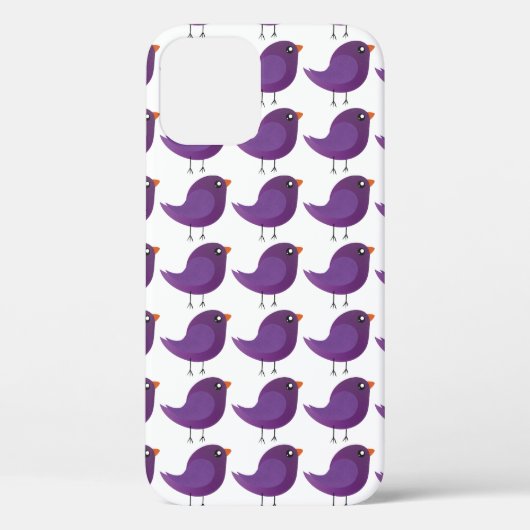 Moppige kleine vogeltje Case-Mate iPhone case (Achterkant)