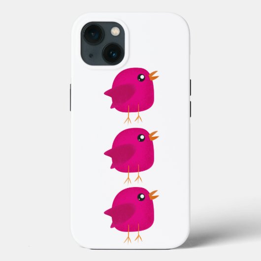Moppige kleine vogeltje Case-Mate iPhone case (Achterkant)