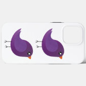 Moppige kleine vogeltje Case-Mate iPhone case (Achterkant (horizontaal))