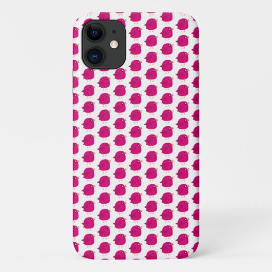 Moppige kleine vogeltje Case-Mate iPhone case (Achterkant)