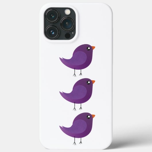 Moppige kleine vogeltje Case-Mate iPhone case (Achterkant)