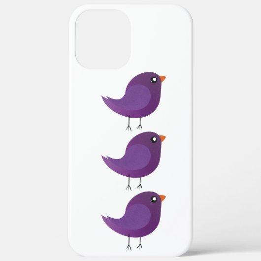 Moppige kleine vogeltje Case-Mate iPhone case (Achterkant)