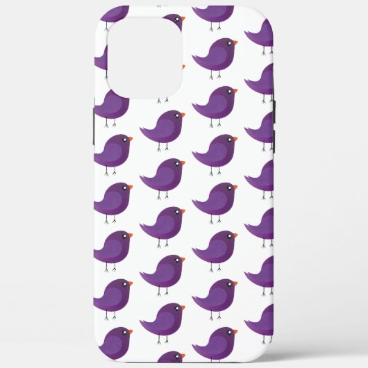 Moppige kleine vogeltje Case-Mate iPhone case (Achterkant)