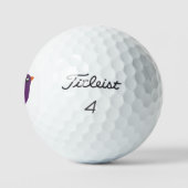 Moppige kleine vogeltje  golfballen (Logo)