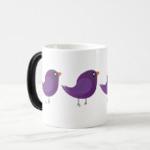 Moppige kleine vogeltje magische mok (Voorkant links)