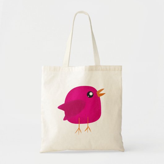 Moppige kleine vogeltje tote bag (Voorkant)