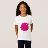 Moppige kleine vogeltjes t-shirt (Voorkant volledig)
