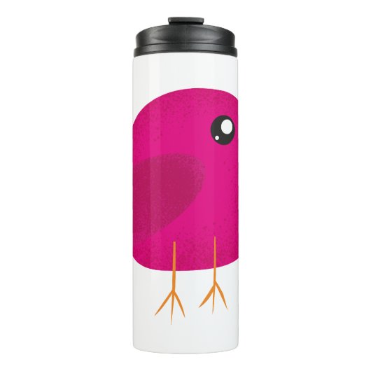 Moppige kleine vogeltjes thermosbeker (Voorkant)